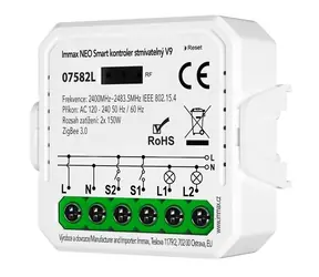 IMMAX NEO SMART kontroler stmívatelný V9 2-tlačítkový / Stmívač / Zigbee 3.0 / TUYA