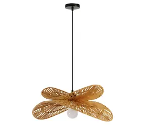 IMMAX BOHO MARIPOSA / Závěsné svítidlo / E27 / 50 cm / přírodní juta