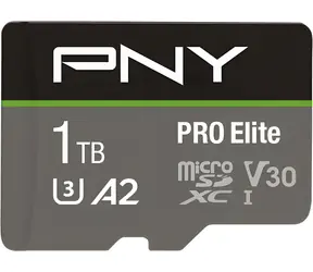 PNY PRO Elite microSDXC 1 TB / Paměťová karta / Class 10 / UHS-I / U3 / A2 / V30