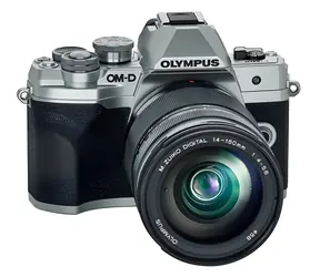 Olympus E-M10 Mark IV stříbrná/černá / Systémový fotoaparát / 20,3 Mpix / Live MOS / 3" LCD / kit 14-150 mm