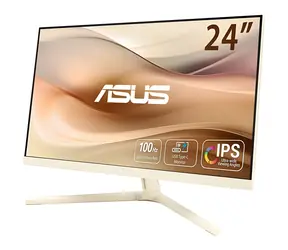 23.8" ASUS VU249CFE-M béžová / Monitor / IPS / 1920x1080 / 100 Hz / Adaptive-Sync / USB-C / HDMI / VESA