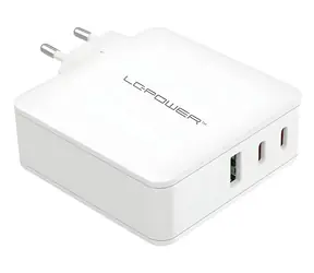 LC-Power LC-GAN-100 / Nabíjecí adaptér / GaN / 100 W / USB-C / PD