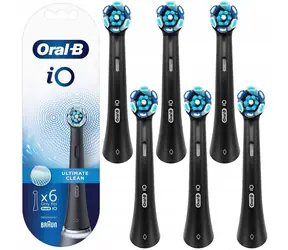 Oral-B iO Ultimate Clean černá 6 ks / Náhradní hlavice