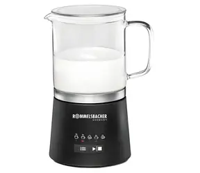 Rommelsbacher MS 625 černá / Napěňovač mléka / 600 W / 500 ml / 5 programů