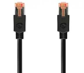 Nedis CAT6 10 m antracitová / Síťový kabel / F/UTP / RJ45 - RJ45 / LSZH/PVC