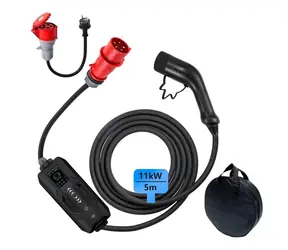 IMMAX Cestovní nabíjecí stanice pro elektromobily / 11 kW / AC Type 2