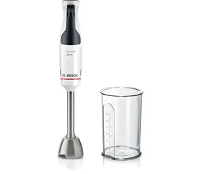 BOSCH Serie 4 MSM4W210 černo-bílá / Tyčový mixér / 600 W / 0,6 l / ergonomický úchop / nerezová čepel