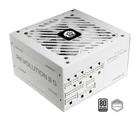 ENERMAX Revolution III S 1000W bílá / Zdroj / ATX 3.1 / 80PLUS Gold / plně modulární / 12+4pin