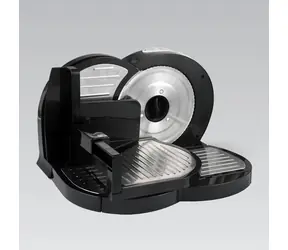 Maestro MR-591 černá / Kuchyňský kráječ potravin / 150–400 W / Tloušťka plátku 0–15 mm / 3 rychlosti