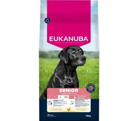 Eukanuba Senior Large & Giant Breed Chicken 15 kg / Granule pro psy / pro velká a obří plemena
