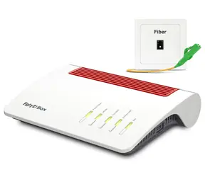 AVM FRITZ! Box 5590 Fiber / Wi-Fi 6 router / SFP Optika GPON/AON / 3600 Mbps / 4x LAN / 2x USB 3.0