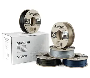 Spectrum PLA Glitter 5x250g Mix / 3D filament / 1.75 mm