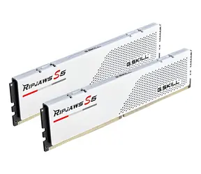 G.Skill Ripjaws S5 White 32GB (2x 16GB) 6000MHz / DDR5 / CL28 / 1.4V / DIMM / Non-ECC / Unbuffered / XMP 3.0