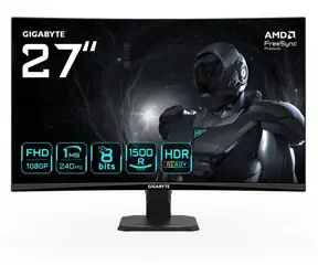 27" GIGABYTE GS27FC2 černá / Monitor / VA / 1920x1080 / 240Hz / 1ms / HDR10 / 2x HDMI + DP