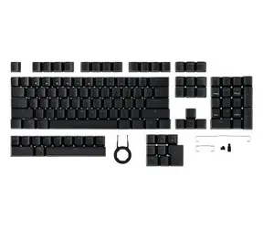 ASUS ROG PBT Keycap Set černá / Sada náhradních kláves / PBT double-shot / MX-compatible / 124 ks