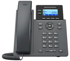 Grandstream GRP2602W / VoIP telefon / 2,21" displej / 4x SIP / WiFi / PoE / 2x LAN 10/100
