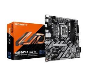 GIGABYTE B860M D3W / B860M / LGA1851 / 4x DDR5 / PCIEx16 / GLAN / mATX