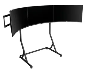 Thermaltake Triple Monitor Stand Pro černá / Stojan pro tři monitory / 17"–55" / nosnost 60 kg / VESA 75×75–200×200 mm