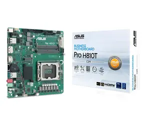 ASUS PRO H810T-CSM / Základní deska / H810 / LGA 1851 / 2x SO-DIMM DDR5 / GLAN / mini-ITX