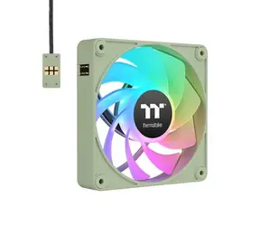 Thermaltake CT120 EX Reverse ARGB Sync světle zelená / Skříňový ventilátor / Hydraulic Bearing / 120 mm / 31,2 dB