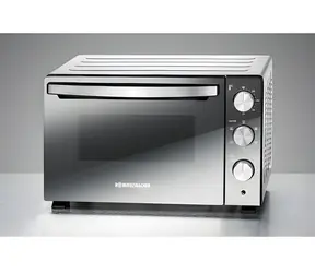 Rommelsbacher BGS 1500 stříbrná / Pečicí a grilovací trouba / 1500 W / 3 způsoby ohřevu / časovač 120 min