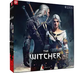 GOOD LOOT Puzzle The Witcher: Geralt & Ciri / 1000 dílků / 68,3 × 48 cm