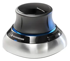 3Dconnexion SpaceMouse Wireless černá/stříbrná / Myš pro CAD aplikace / 6DoF / 2 tlačítka / 2.4 GHz / Bluetooth / USB-C