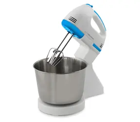 Esperanza EKM019WB bílá / Ruční mixér s mísou / 150 W / 7 rychlostních stupňů / 2,5 l