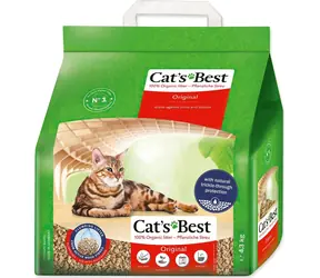 Cats Best Original / Kočkolit / 10 l / 4,3 kg / dřevovláknité / bez vůně