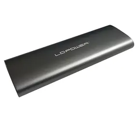 LC-Power M.2 SSD Box antracitová / Ext. box pro M.2 NVMe a SATA SSD / USB-C 3.2 Gen 2 / 10 Gbps