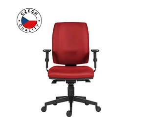 Powerton ERGO Hana červená / Kancelářské ergonomické křeslo / synchronní mechanismus / nastavitelné područky