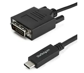 StarTech kabel USB-C na DVI černá / 1920 x 1200 / 2 m