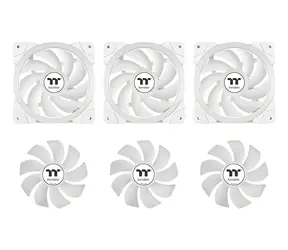 Thermaltake MAGFloe 420 Ultra ARGB Sync Snow Edition bílá / AIO vodní chladič CPU / 3x 140 mm / 2000 RPM / 34,5 dB