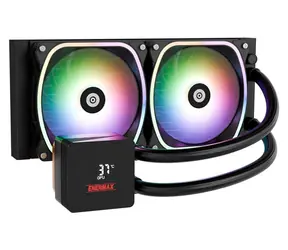 Enermax Aquafusion II ARGB 240 / Komplet vodního chlazení / 2x 120mm / 500-1800 RPM / 27.4 dB / Intel & AMD