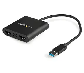 StarTech adaptér USB-A na HDMI černá / 4K 3840×2160 / 2kanálový zvuk / 0,25 m
