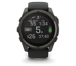 Garmin fenix 8 51mm titanová černá / Chytré hodinky / GPS / 1.4" d. displej / BT / WiFi / voděodolné