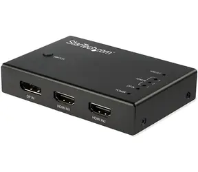 StarTech černá / Video přepínač / 3× HDMI + 1× DisplayPort na HDMI / 4K 60Hz