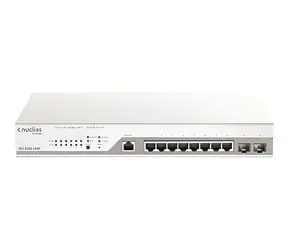 D-Link DBS-2000-10MP / Switch / 10-port 10/100/1000 Mbps / PoE+ 130W / Nuclias Cloud