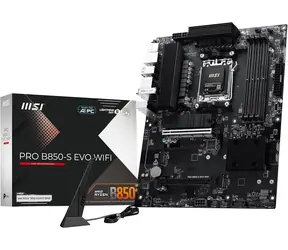 MSI PRO B850-S EVO WIFI / Základní deska / B850 / 4x DDR5 / 1x 5GLAN / Wi-Fi 7 / ATX
