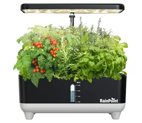 RainPoint Z238 / Hydroponická pěstební sada / 13 košíků / 5 l nádrž / LED osvětlení