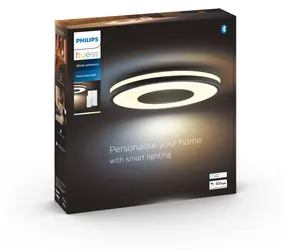 Philips Hue WA Being černá / Stropní LED svítidlo / 32W / 2400lm / 2200-6500K / IP20 / Bluetooth/Zigbee / s ovladačem