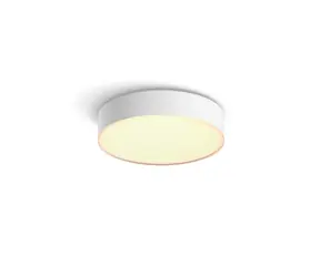 Philips Hue WA Enrave S bílá / Stropní LED svítidlo / 9,6W / 1220lm / 2200-6500K / IP20 / ovladač