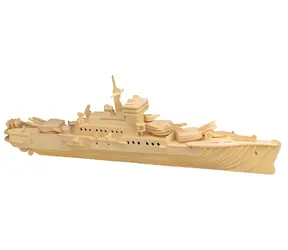 WOODCRAFT Dřevěné 3D puzzle Loď křižník / od 8 let / Obtížnost: střední