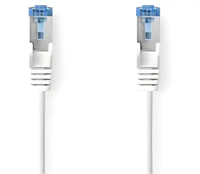 Nedis CAT6a S/FTP 10 m bílá / Síťový kabel / RJ45 / LSZH / Snagless / 10 Gb/s
