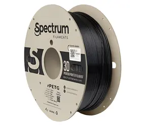 Spectrum rPETG Traffic Black / Tisková struna / recyklovaný / 1,75 mm / 1 kg