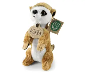 RAPPA Plyšová surikata 15 cm / ECO-FRIENDLY / od 0 měsíců