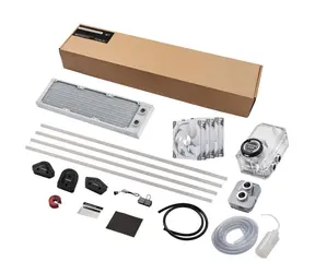 PHANTEKS Glacier EZ-Fit 360 D30-KIT bílá / Vodní chlazení / 360 mm