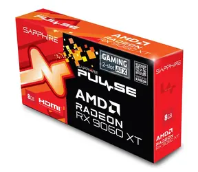 Sapphire Radeon RX 9060 XT Pulse Gaming 8GB / Grafická karta / 8GB GDDR6