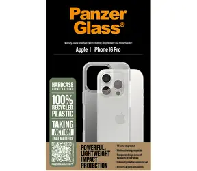 PanzerGlass HardCase iPhone 16 Pro transparentní / Pouzdro / TPU