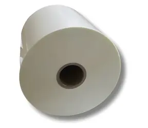 EuroSupplies Laminovací film na roli 38 mic 317 mm x 2000 m lesklý 3" / polypropylen BOPP / DigiStick lepidlo